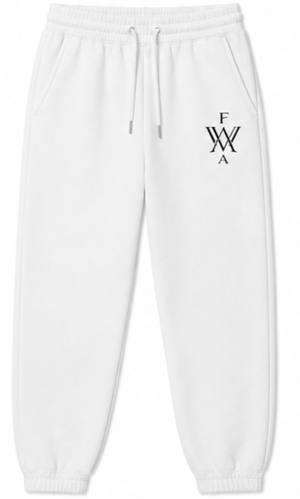 Fear Over Wonder Sweatpants (White)