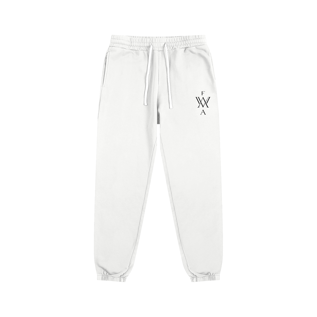 Fear Over Wonder Sweatpants (White)