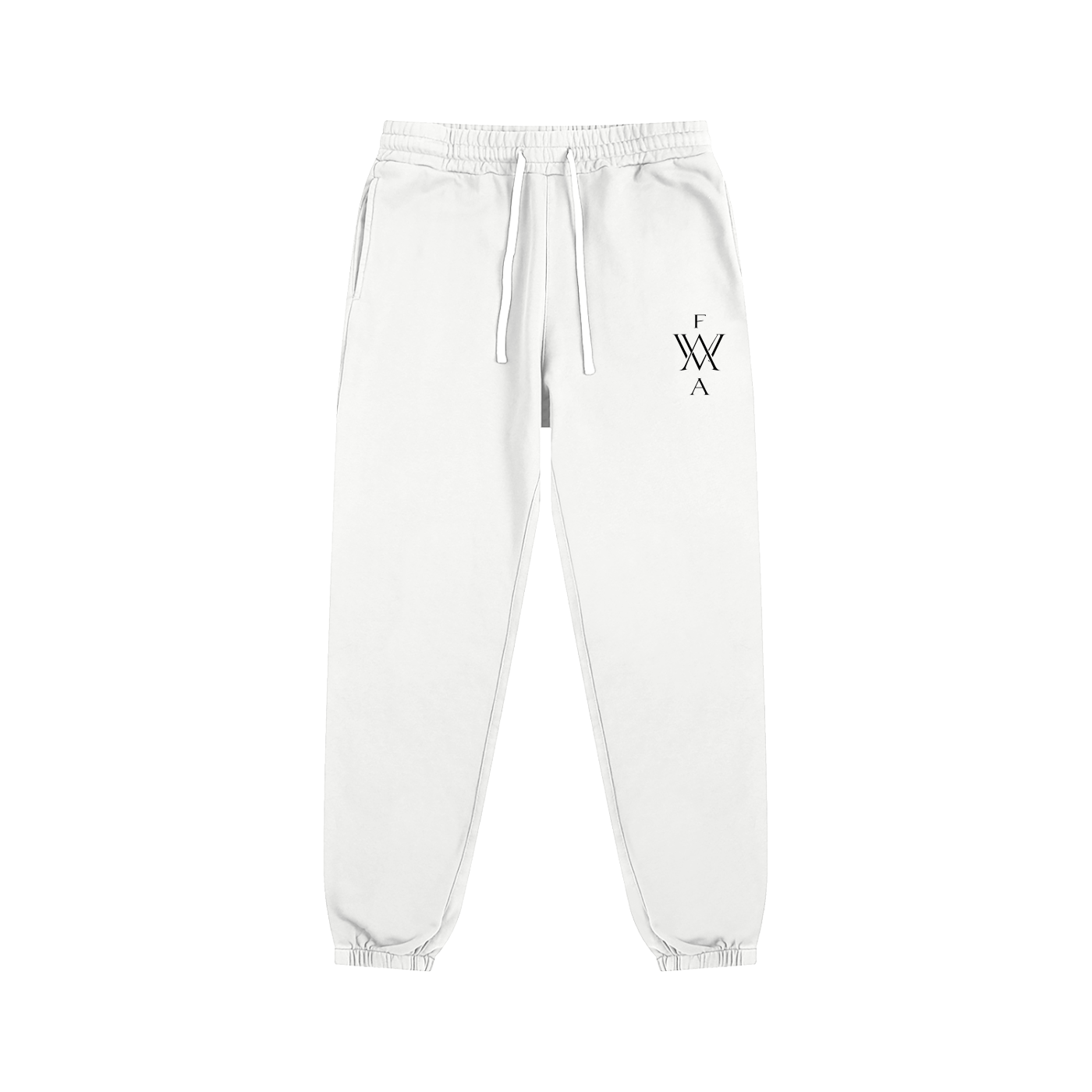 Fear Over Wonder Sweatpants (White)